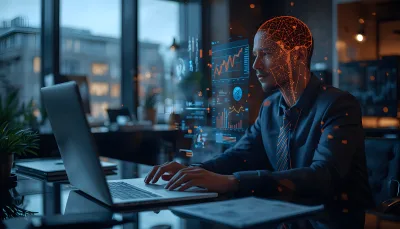 AI Data Analytics: Cybernetic Android Processing Big Data